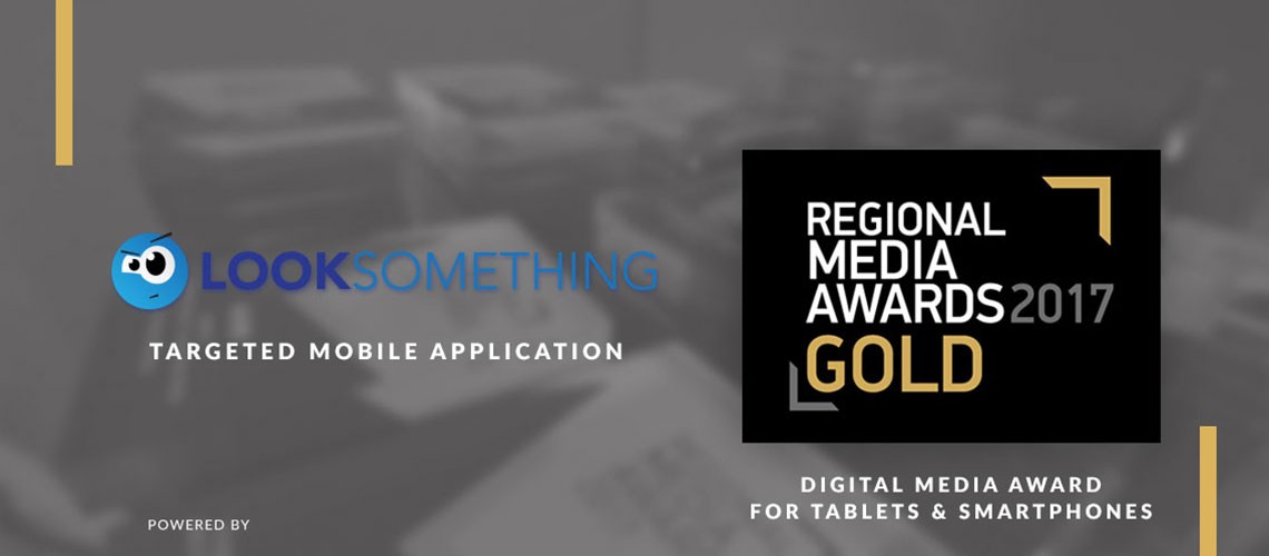 Gold Award 2017 for Digital Media Award for Tablets & Smartphones,awarded to Looksomething